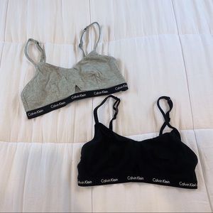 calvin klein bralettes NWOT